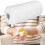 Disposable Cotton Face Towels 100Pcs Roll - Soft Makeup Remover Pads 10