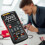 ANENG 9999 Counts True RMS Digital Multimeter, 145x73x30mm, Orange/Red 10