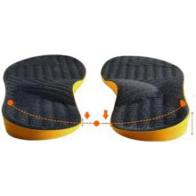 (Size 39 40, Black) Orthotic Inserts Designed for Over Supination Correction Providing Foot Alignment and Support for Men and Women