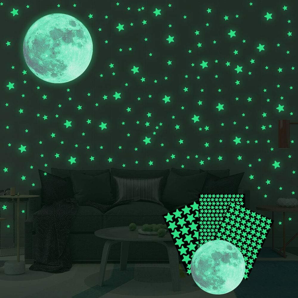 Glow In The Stars, Easy To Use Decal For Bedroom Walls, Creates A Starry Night Experience And Sweet Dreams Environment With Long Lasting Luminous Dark