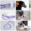 Pet Muzzle Cat Grooming Muzzles Small Animal PVC Transparent-L 3