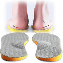 (Size 43 44, Grey) Orthotic Inserts Designed for Over Supination Correction Providing Foot Alignment and Support for Men and Women