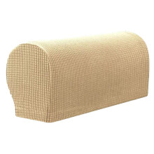 Washable Armchair Slipcovers for Sofa Arms, Arm Rest Covers Stretch Arm Caps Soft Polyester Non Slip Furniture Protector for Chair Couch Recliner, Thi