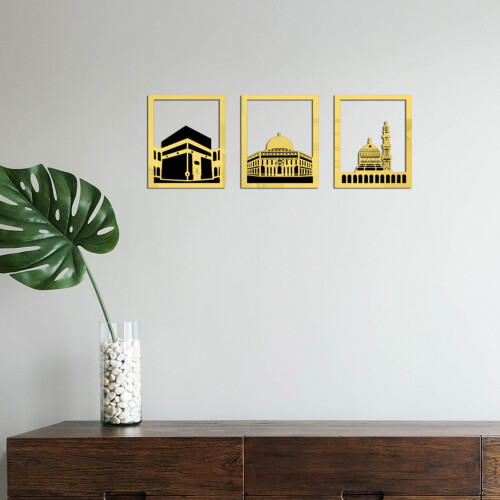 Στένσιλ χειροτεχνίας DIY, Χρυσό σύμβολο Ταζ Μαχάλ για δημιουργικά έργα, Ισλαμική 2