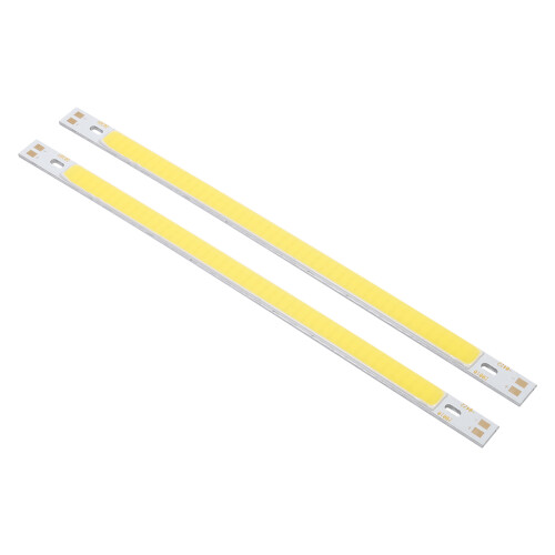 Λεπτές λωρίδες LED COB, ενεργειακά αποδοτικός σχεδιασμός, λευκή λάμπα 10W12-14V για DIY, 1