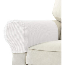 Universell passende, dehnbare Armlehnenbezüge, Sofa- und Sesselschutz mit rutschfester Oberfläche, 2er-Set, einfache Montage, maschinenwaschbar,