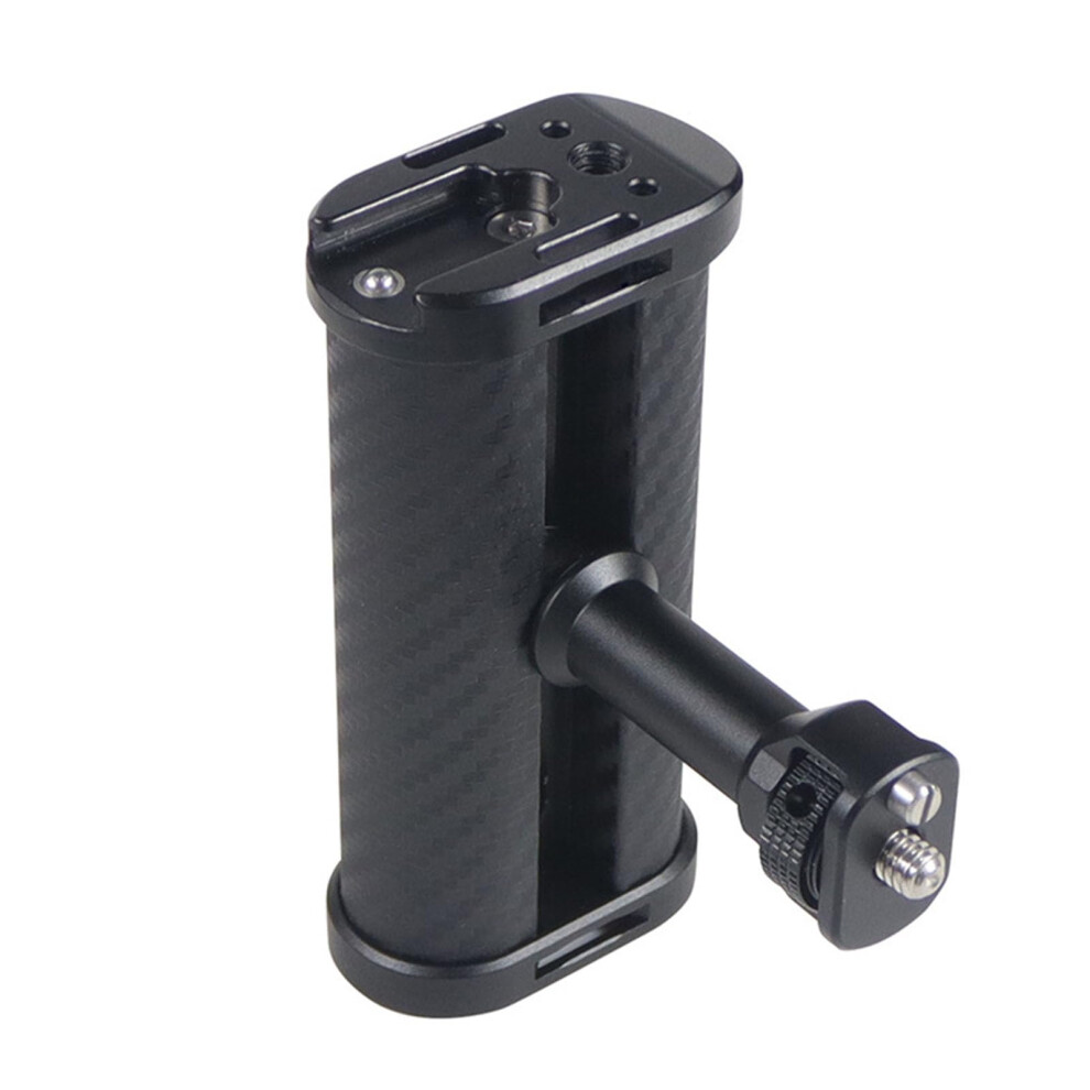 Side Handle Aluminum Adjustable Handgrip 1/4Inch Screw Cold Shoe Mount Up And Down Adjustable Camera Handle 9339159462683