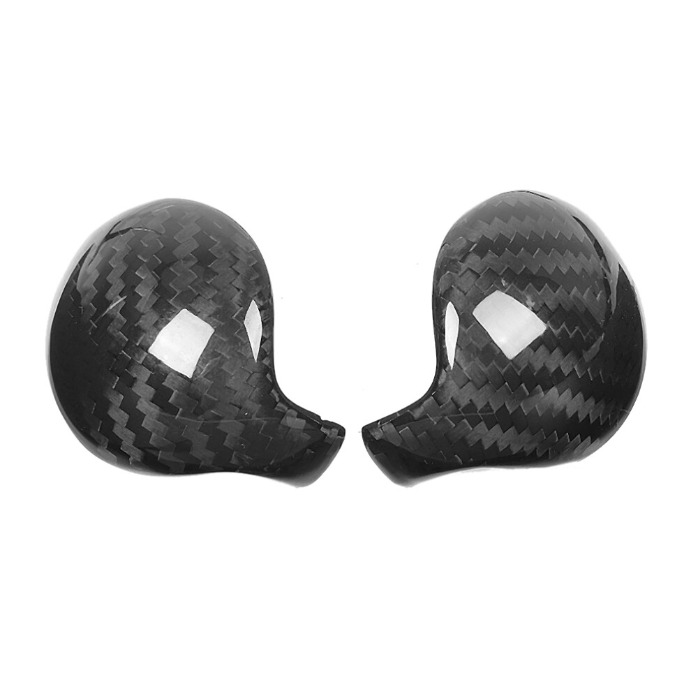 Carbon Fiber Gear Shift Knob Cover For Ford Mustang 2015-2019 Left Drive 7651363988035
