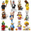 12PCS Bugs Bunny Daffy Duck Minifigure Toys Gift 1