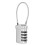 TSA Accepted Resettable 4-Digit Lock Suitcase Padlock Silver 1