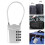 TSA Accepted Resettable 4-Digit Lock Suitcase Padlock Silver 5