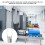 TSA Accepted Resettable 4-Digit Lock Suitcase Padlock Silver 3