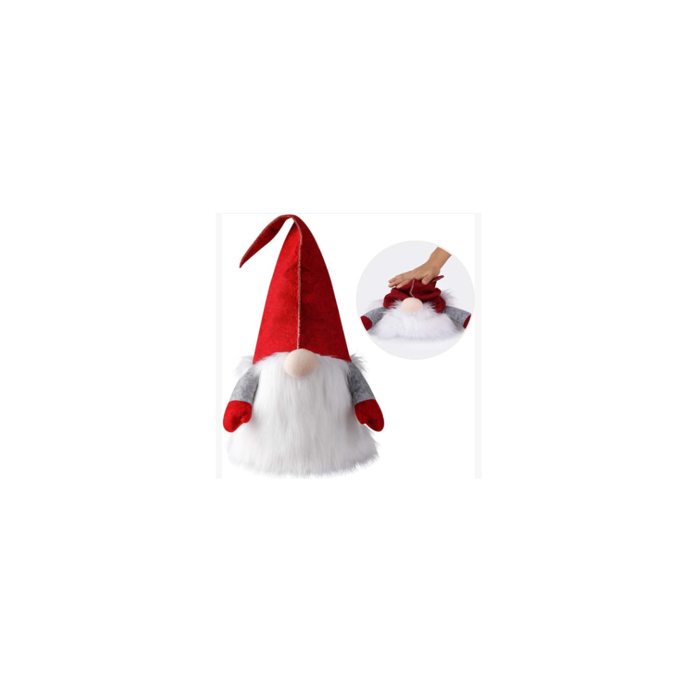 Santa Claus Gnome Decoration, Traditional Christmas Decoration with Soft Velvet Fabric, Whimsical Plush Winter Decoration for Holiday Home DÃ©cor,-image-OPC-PN9GCCP-NEW