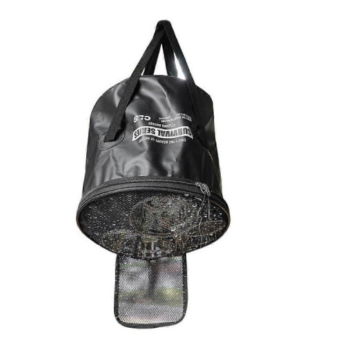 (brown) Multifunctional folding bucket, waterproof material, quick folding in 2 seconds, convenient for outdoor use 1