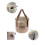 (brown) Multifunctional folding bucket, waterproof material, quick folding in 2 seconds, convenient for outdoor use 4