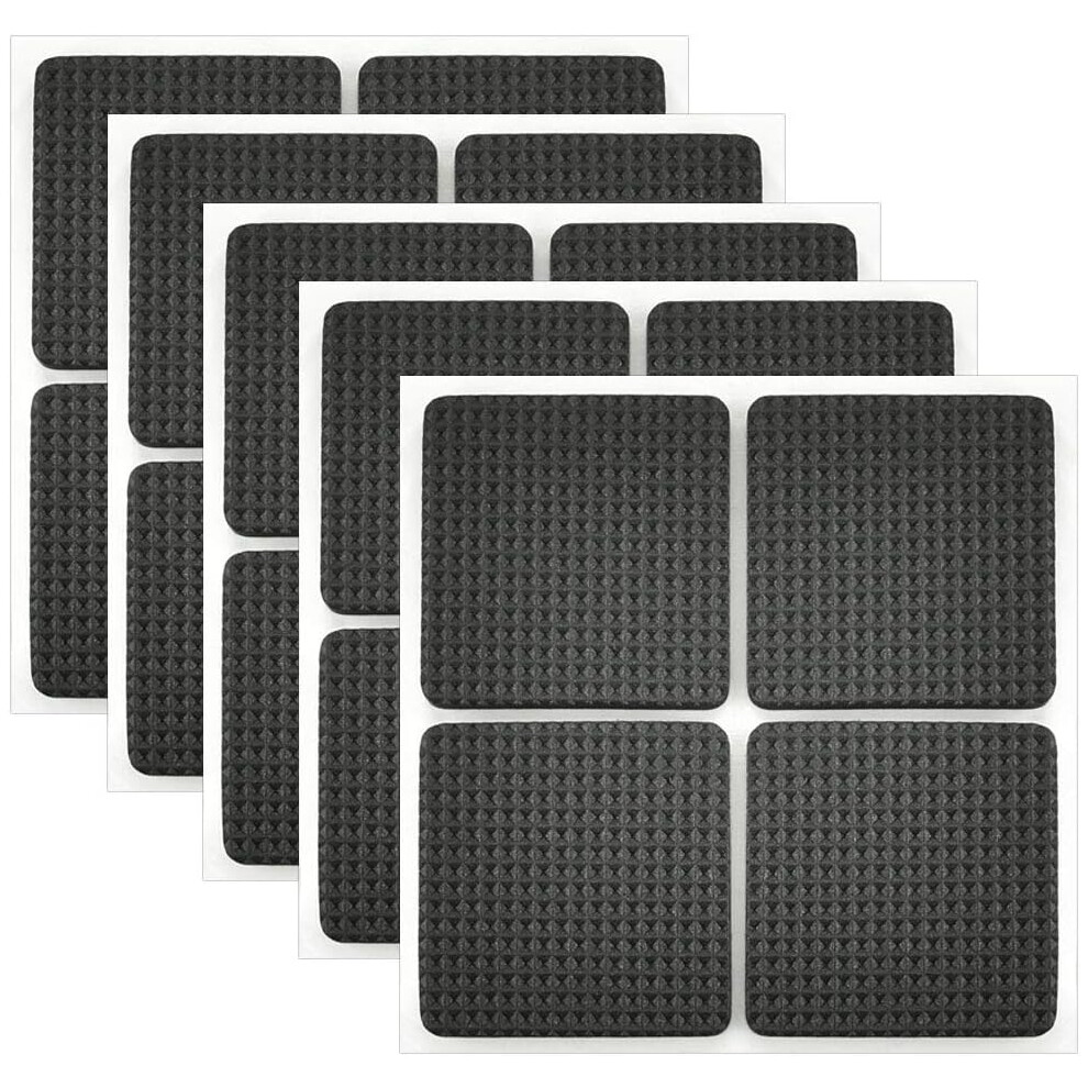 Versatile Rubber Pads, 20Pcs Self Stick Furniture Feet Protectors, Non Skid High Density Eva Floor Protectors For Wooden Floor Protection, Heavy Duty, 9094122186903