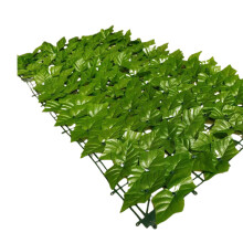 Siepe artificiale per la privacy, schermo per recinzione da giardino, pannello di edera artificiale facile da installare con design senza
