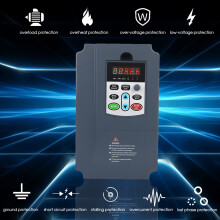 3Phase 380VAC 7.5KW VFD Inverter with PID Control, IP20, Size 246x150x179mm