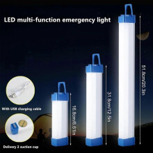 (30W, white) 2023 New Hot LED Emergency Light with 3 Adjustable Brightness Modes, Easy Installation for Home Garage Workshop Basement