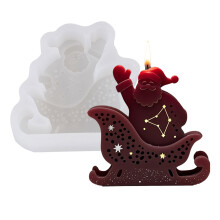 Kerstman siliconen kaars mal voor het maken van-Sinterklaas B