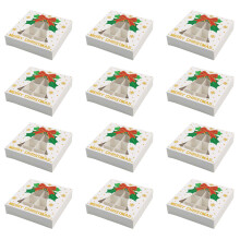 12Pcs Christmas Chocolate Box Gold Foil Chocolate Gift Box-01