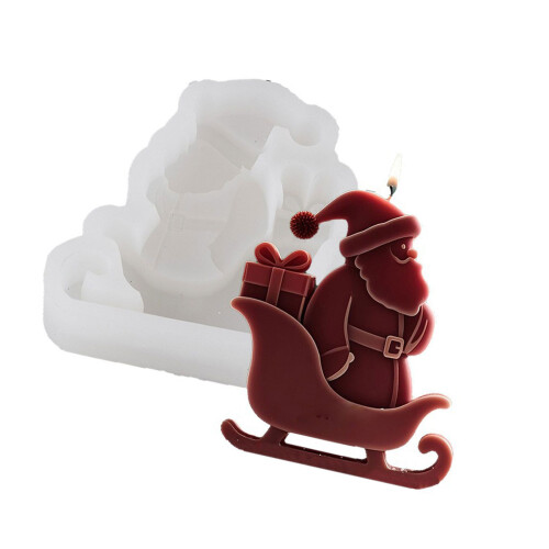 Kerst Kerstman Siliconen Kaars Schimmel Kerstman-Sinterklaas C