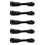 Sturdy Polyester Cotton Crosses Stitching Set With Fabric-Black 1