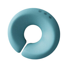 Memory Foam Sleep Pillow Removable Washable Cover-Blue