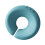 Memory Foam Sleep Pillow Removable Washable Cover-Blue 1