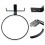 Iron Squirrels Feeding Platform Easy Installation Hanging 5