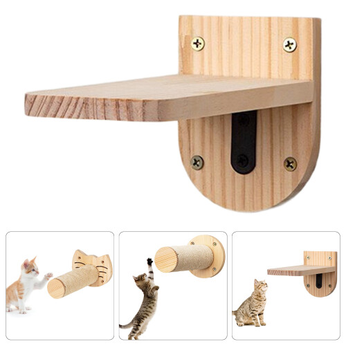 Interactively Cats Wall Climbings Shelf NonSlip Pad-style5 2