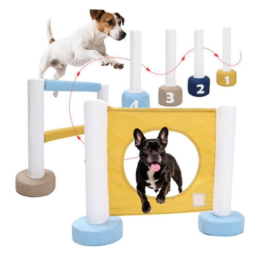Polyester Dog Obstacle Course Set Promotes Healthy Activity For 1