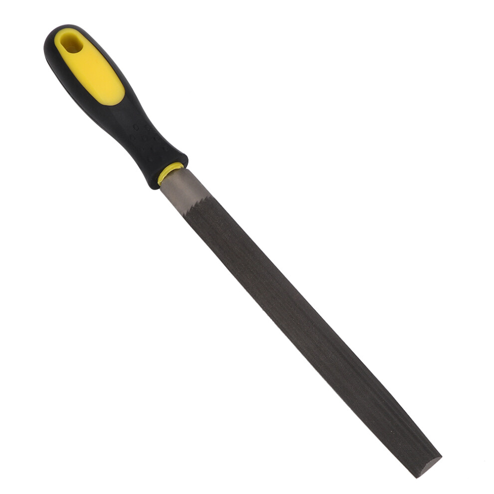 8In Half Round Mill Steel File With Handle For Metal Sharpening 6911363996043