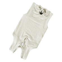 Post Op Feline Recovery Suit Breathable Protects-Light Green M