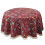 Tassels Trimmed Round Tablecloth Machine Washable-Red 150cm 1