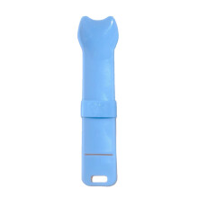 Cats Strips Feeder,Wet Treats Dispenser,Cats Treat Spoon-Blue