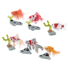 Cute Fish Figurines Aquarium Ornaments FishTank Garden-D36