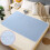 Extra Large Washable Underpad for Adults-Middle Blue 50 70cm 7