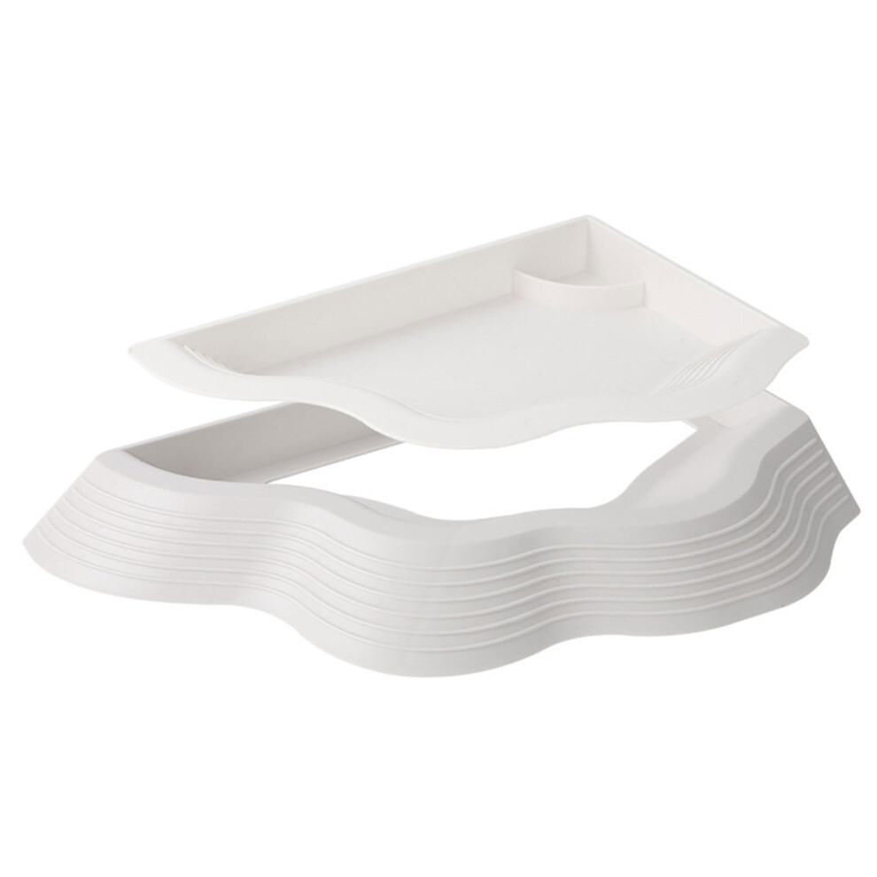 Large Removable Turtles Water Dish Food Bowl For Reptiles- White
