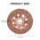 Durability Hoofs Trimming Disc Multipurpose Hoofs Trimming 3
