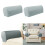 2pcs Stretchable Armrest Covers And 4 Adhesive Pad PU-Brown 3