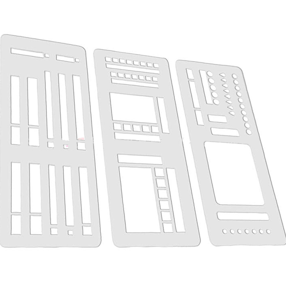 (Template B) DIY Portable Ruler PVC Tool Flexible Recording Pack Checklists Lines-image-OPC-PN9GRKX-NEW