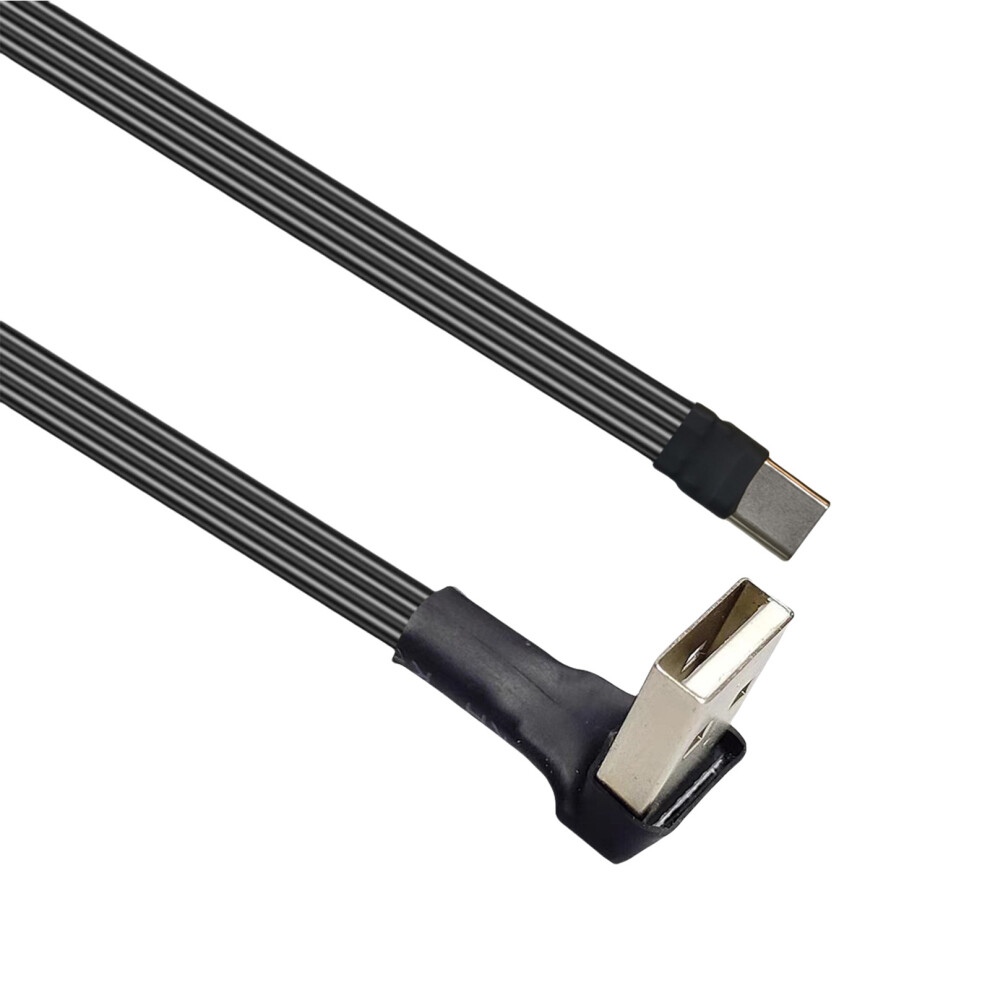 Usb C Cable Right Angle Usb A To Type C Fast-10Cm Usb Up Bend 7704000208802