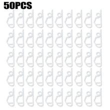 (50Pcs, 3) 50Pcs Hanging Hooks Clips for Christmas Tree Ornament String Lights In/Outdoor