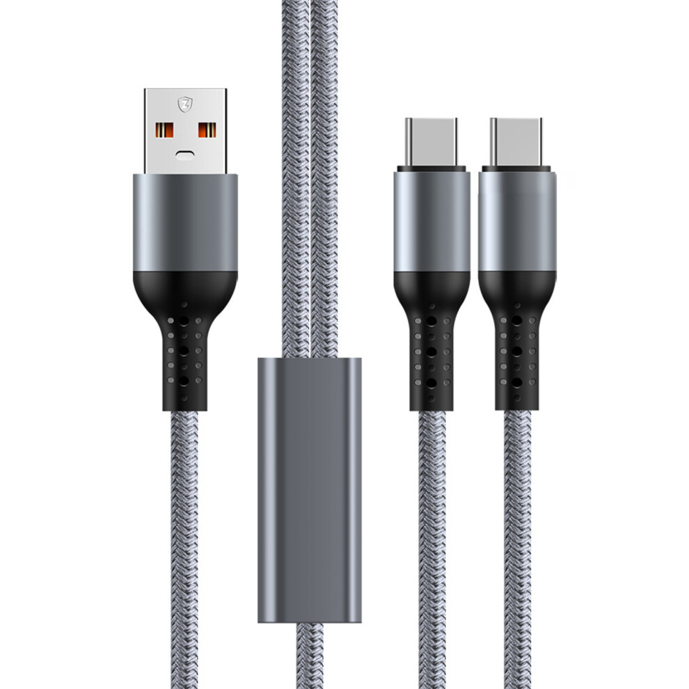 2 In 1 Usb To Type C Charging Cord 66W Fast Speed Double-1.5M 7704000210638