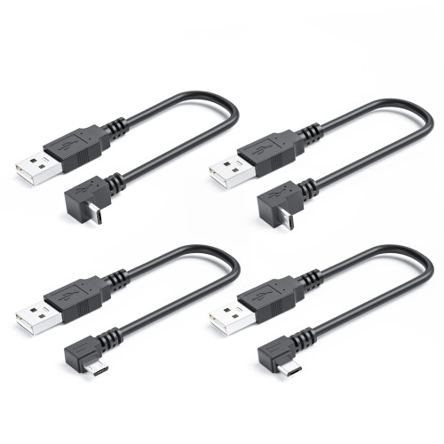 Right Angled USB To Tiny USB Cable 90 Degree Angled-1.5m Right 1