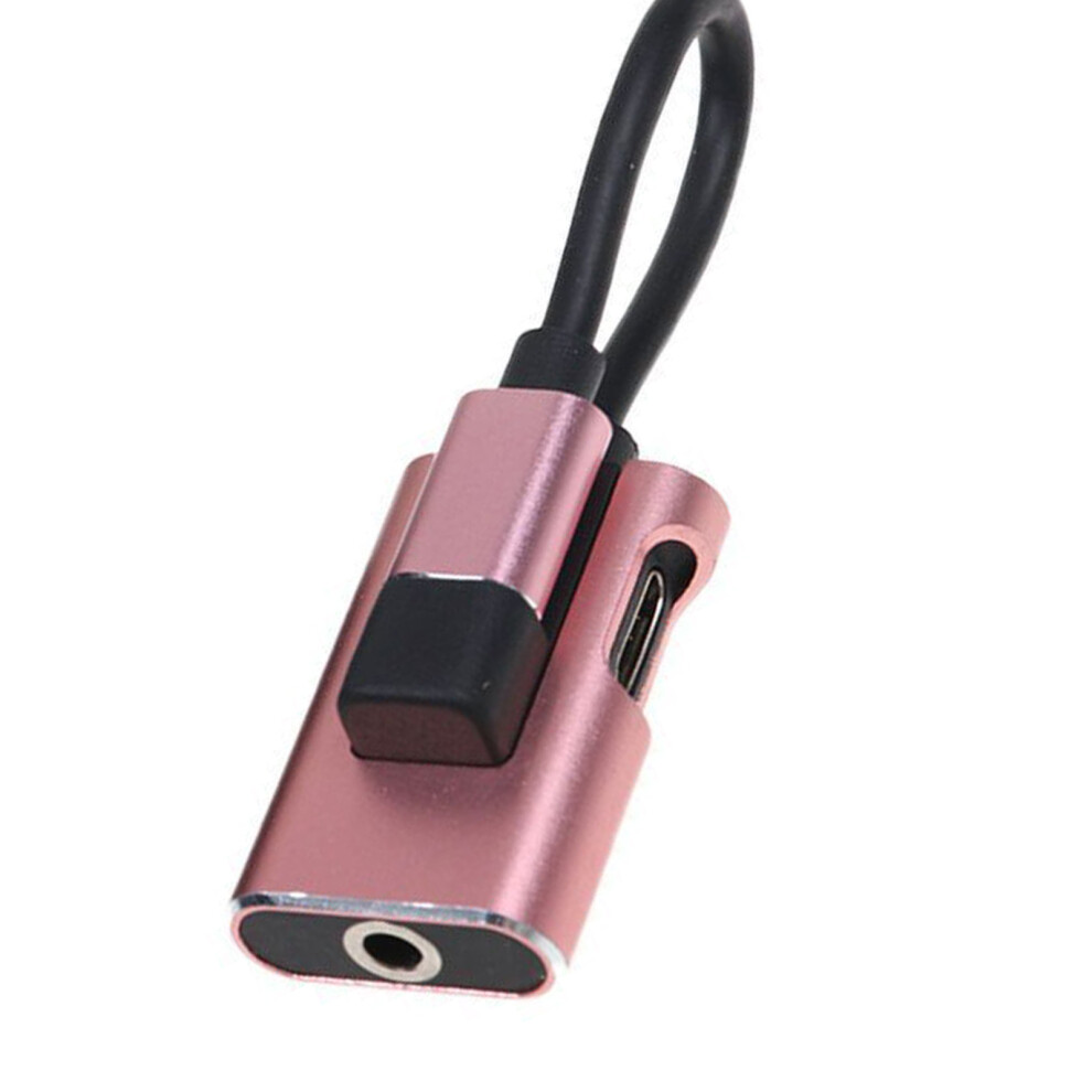 Aluminum 3.5Mm Earphone Port Converter Adapter-Rose Gold 7704000210591