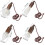 (Oval light) Garden Yard Atmosphere Light Waterproof Pull Cord Light for Camping Hiking Tents Exquisite String Lights 2