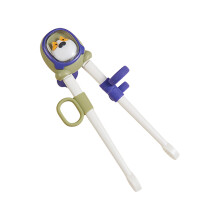 Child Friendly Auto Teaching Chopsticks With-Cartoon dog green