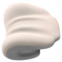Easy to Clean Office Memory Foam Chair-White and gray color